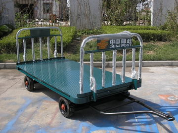 Китай Синяя тележка для транспортировки грузов, поверхность платформы из бесшовного стального листа 42х4 мм поставщик