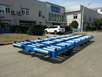 Китай Синяя тележка для перевозки грузов, размер платформы 6692 * 2726 мм поставщик