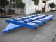 Синяя тележка для перевозки грузов, размер платформы 6692 * 2726 мм поставщик